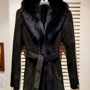 -Shearling Coat